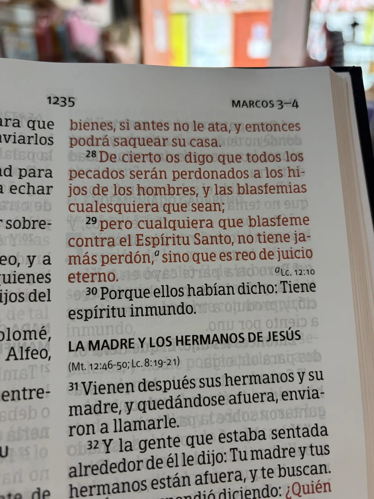 Biblia bordada Letra Súper Gigante s