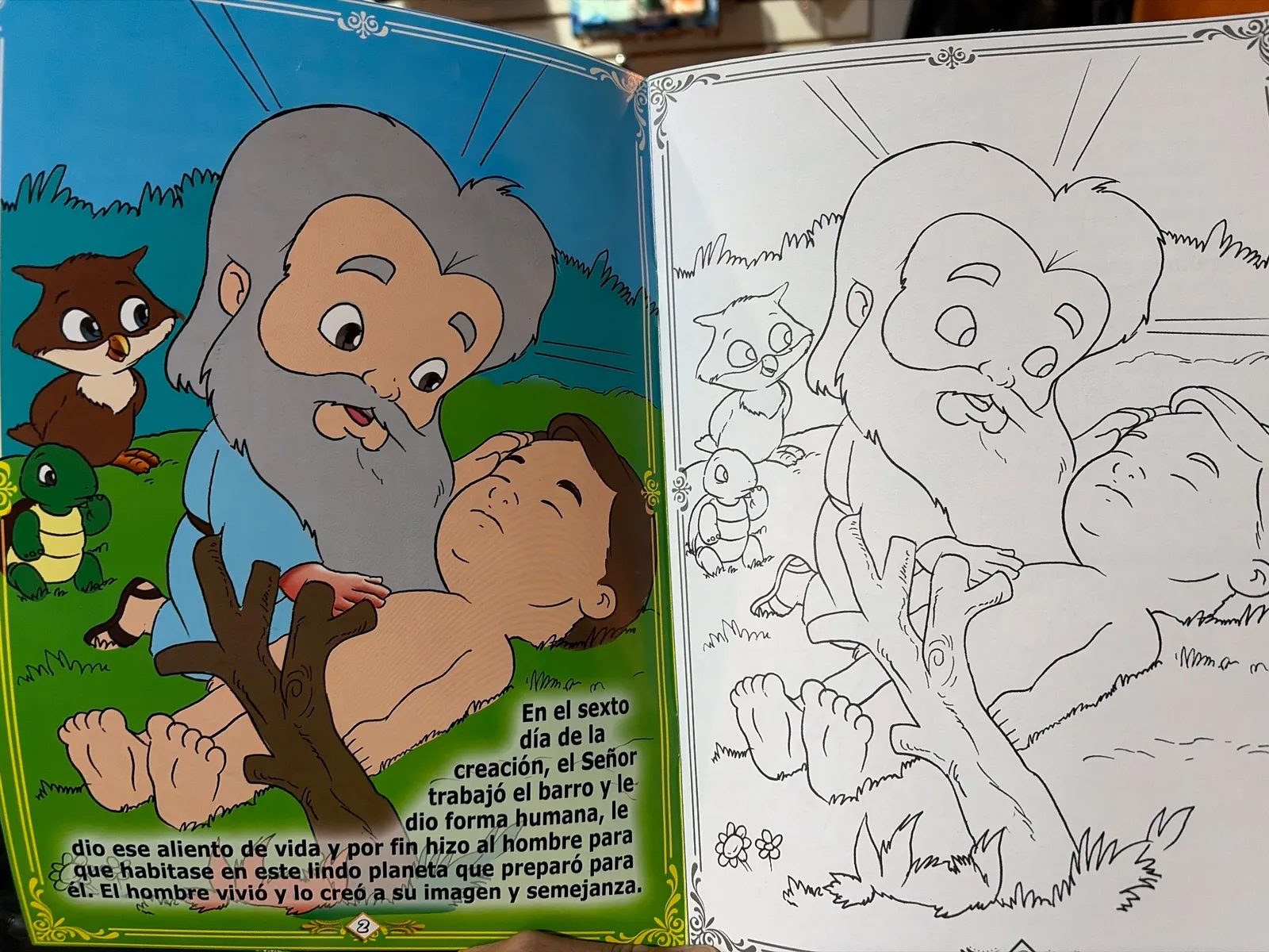 Libros para colorear Héroes de la Biblia